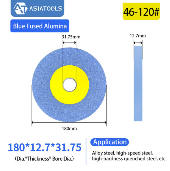 Made with premium Aluminum Oxide and a resin bonding agent on a durable vulcanized fiber backing, these discs deliver top-tier grinding performance and extended lifespan.